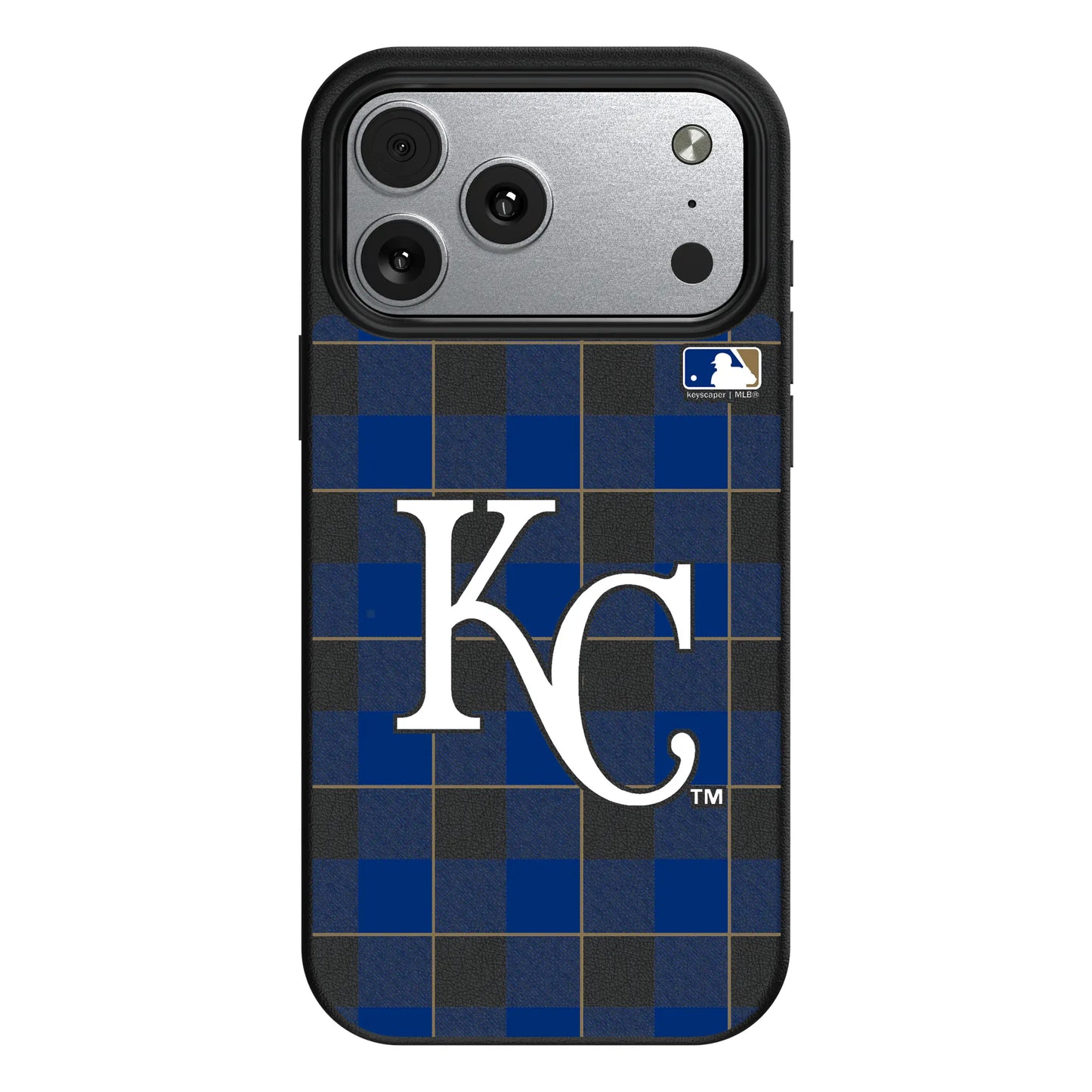 Kansas City Royals Plaid MagSafe Compatible Phone Case for Apple iPhone