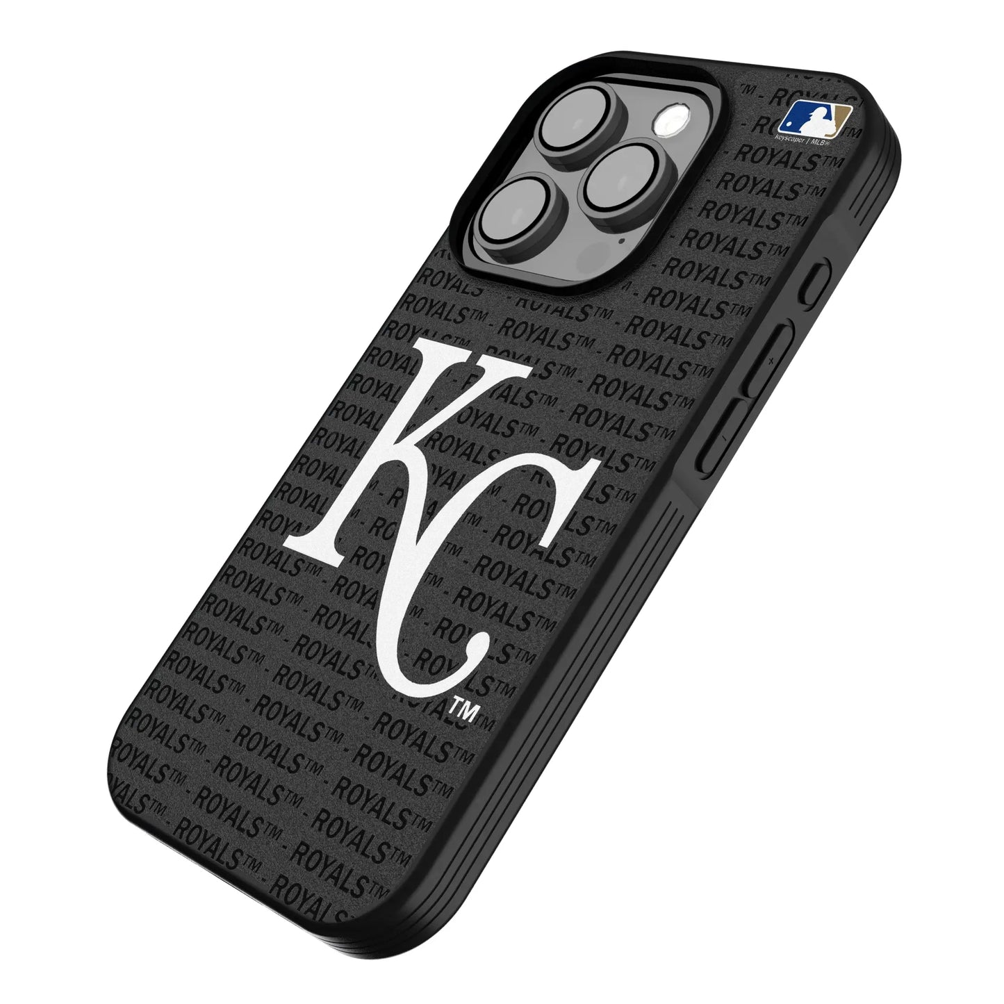 Kansas City Royals Text Backdrop Bump Phone Case for Apple iPhone
