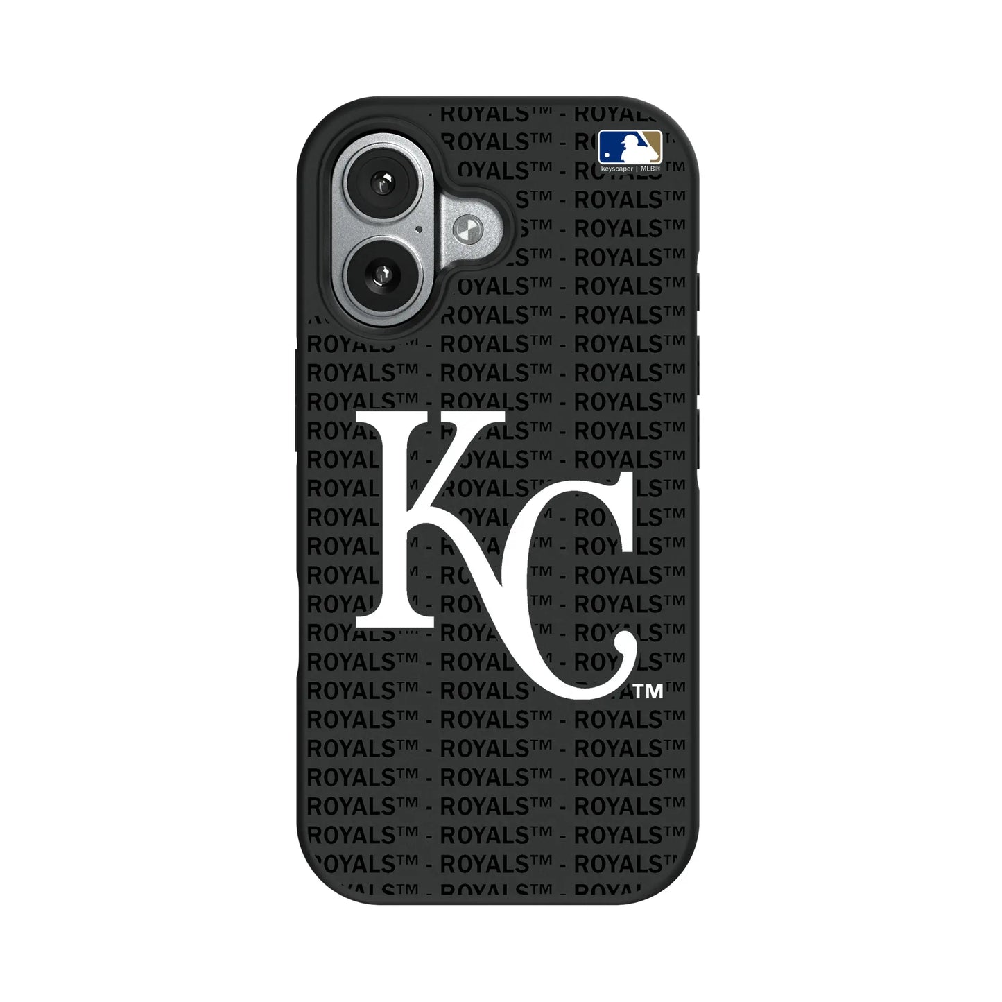 Kansas City Royals Text Backdrop Bump Phone Case for Apple iPhone