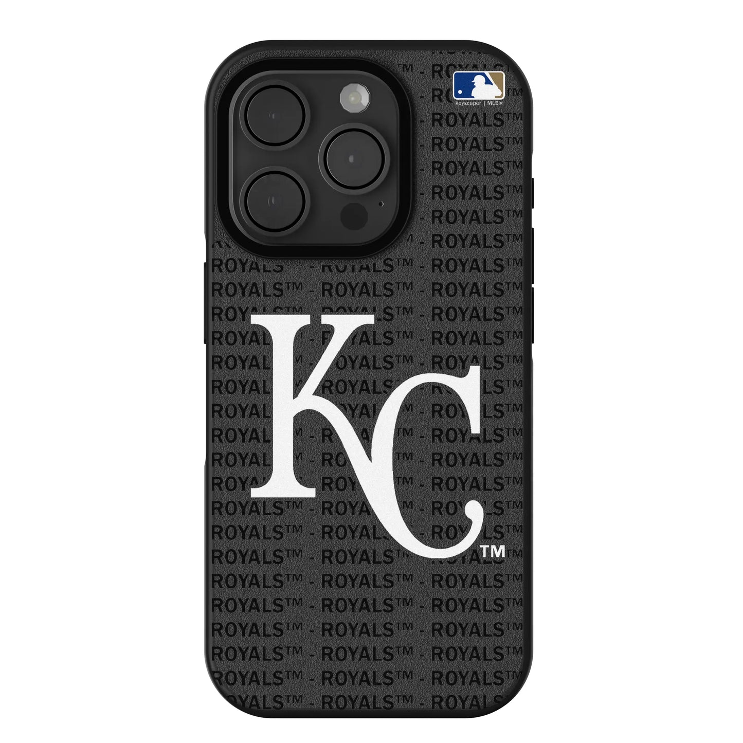 Kansas City Royals Text Backdrop Bump Phone Case for Apple iPhone