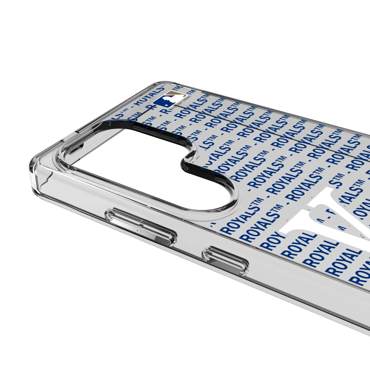 Kansas City Royals Text Backdrop Clear Phone Case for Samsung Galaxy
