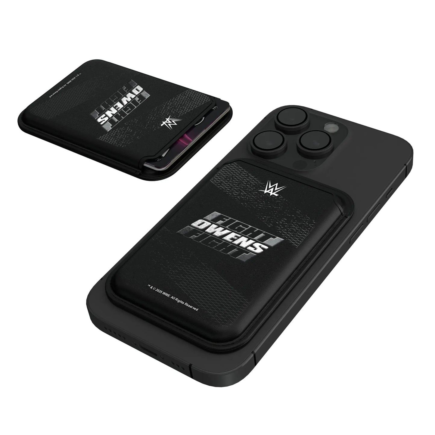 Kevin Owens Steel Black Magnetic Credit Card Wallet