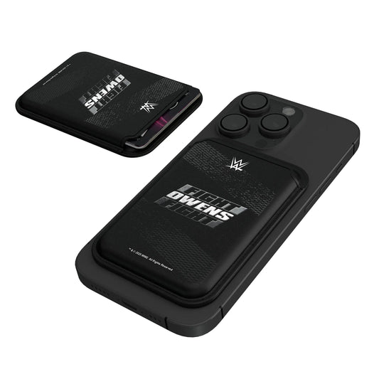 Kevin Owens Steel Black Magnetic Credit Card Wallet
