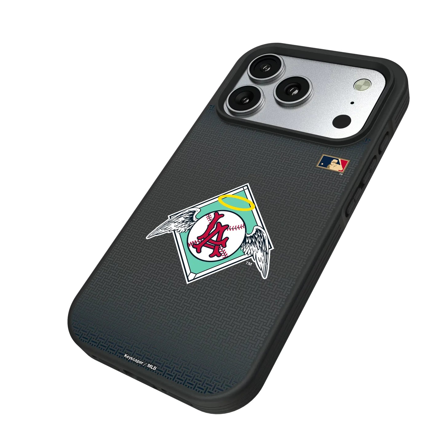 LA Angels 1961-1965 - Cooperstown Collection Linen Bump Phone Case for Apple iPhone
