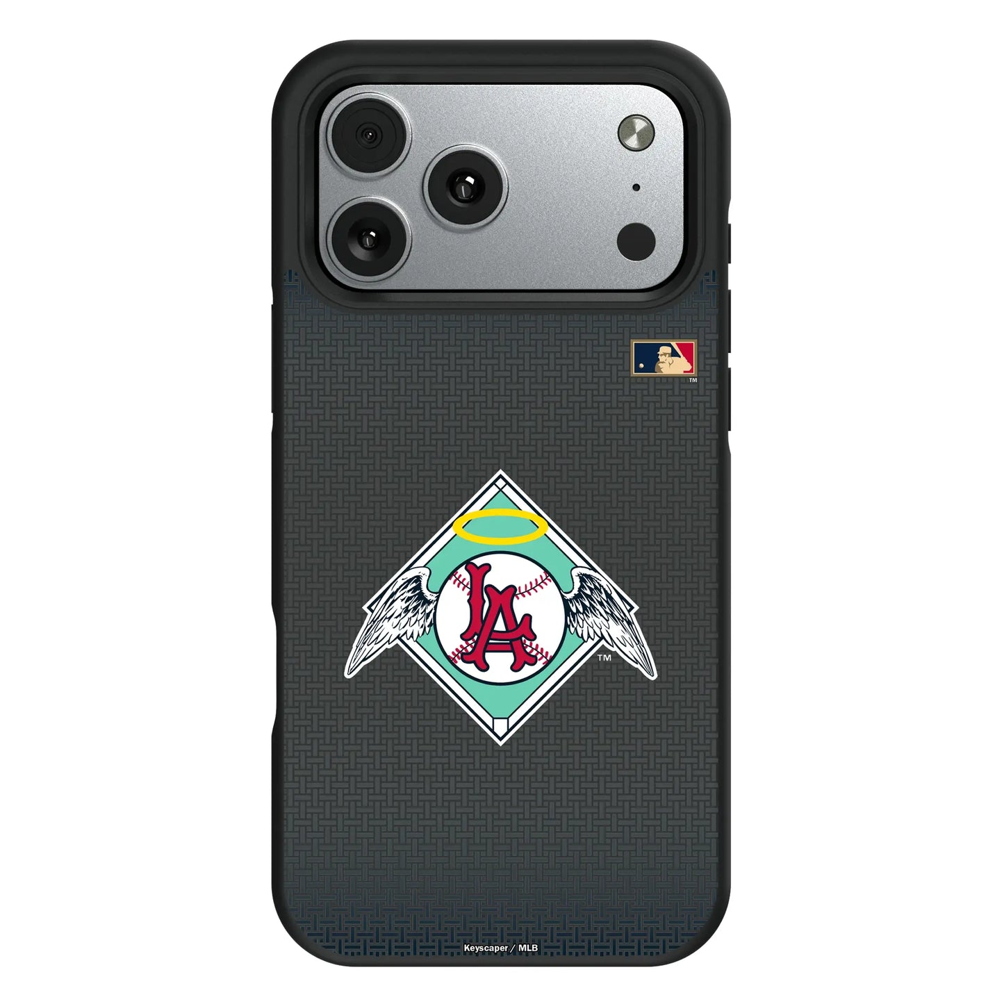 LA Angels 1961-1965 - Cooperstown Collection Linen Bump Phone Case for Apple iPhone