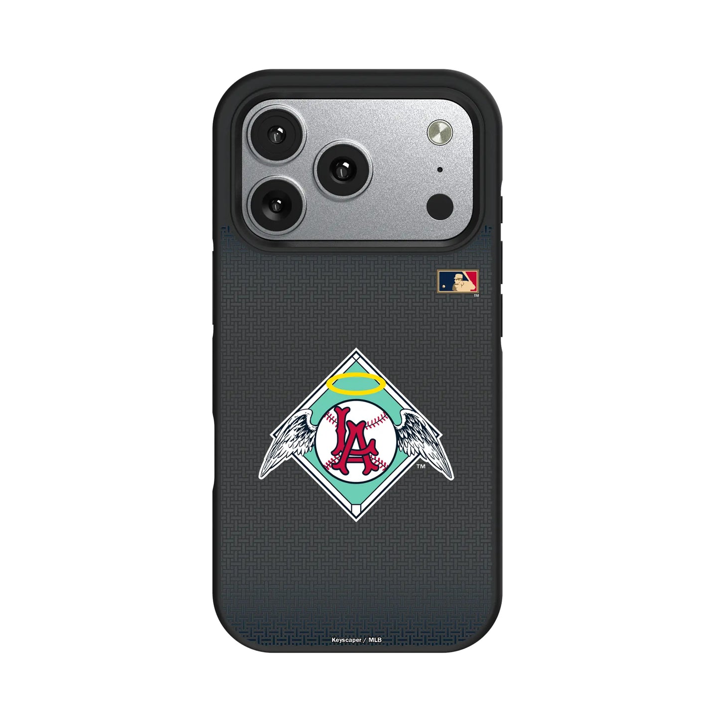 LA Angels 1961-1965 - Cooperstown Collection Linen Bump Phone Case for Apple iPhone