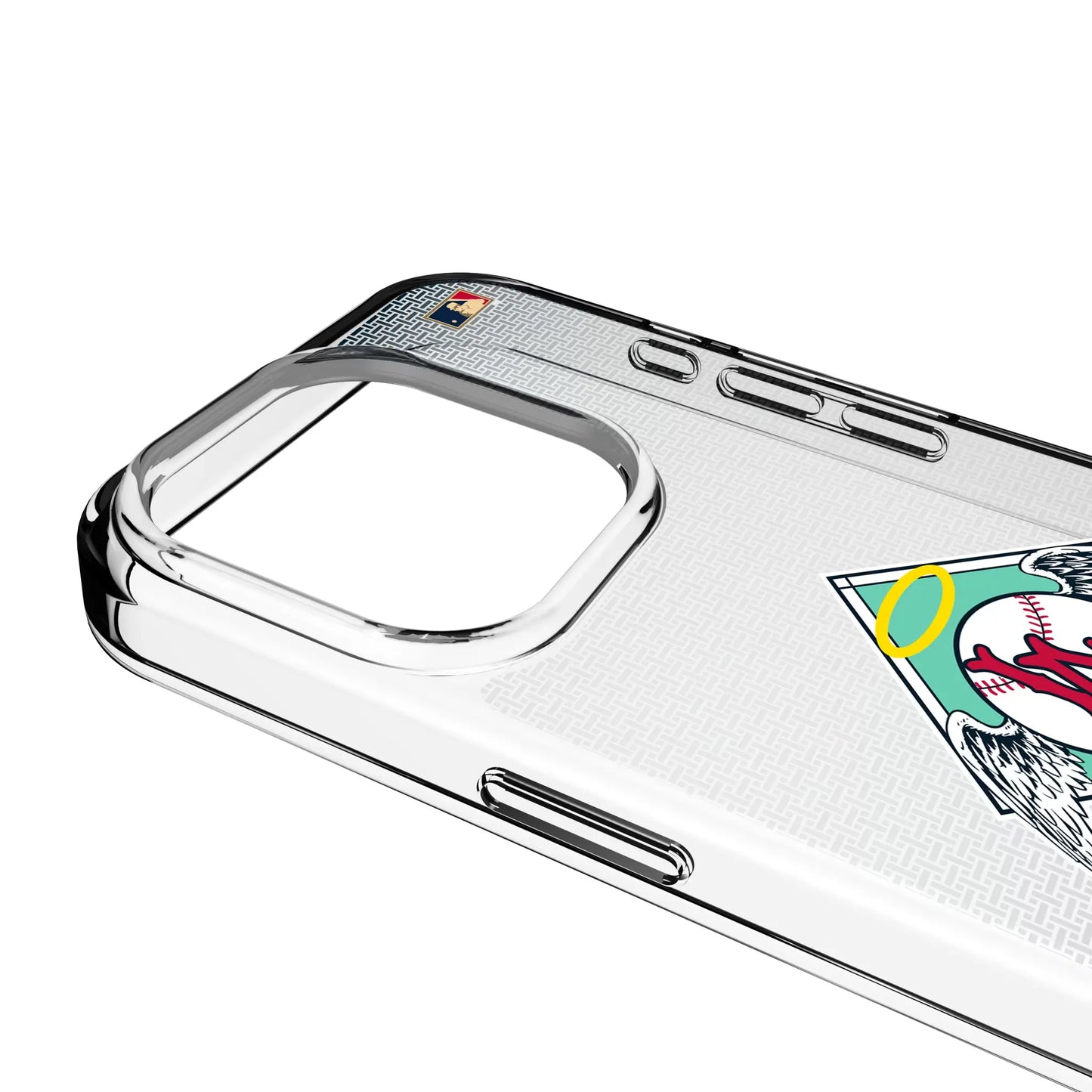 LA Angels 1961-1965 - Cooperstown Collection Linen Clear Phone Case for Apple iPhone