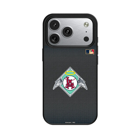 LA Angels 1961-1965 - Cooperstown Collection Linen MagSafe Compatible Phone Case for Apple iPhone