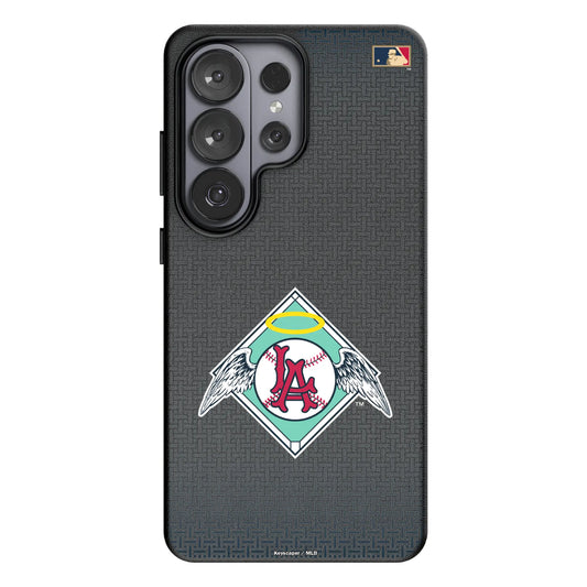 LA Angels 1961-1965 - Cooperstown Collection Linen MagSafe Compatible Phone Case for Samsung Galaxy