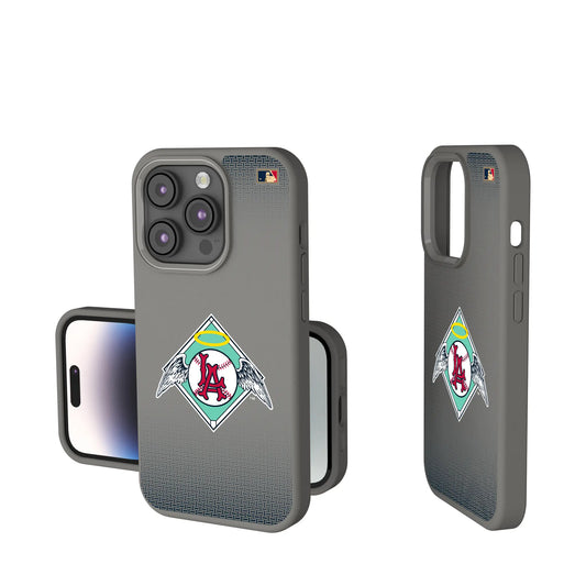 LA Angels 1961-1965 - Cooperstown Collection Linen Soft Touch Phone Case for Apple iPhone