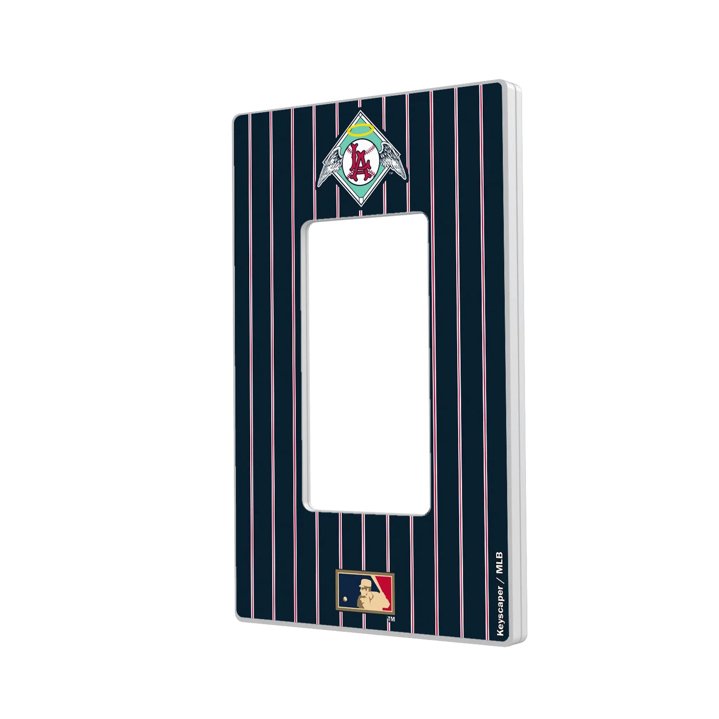 LA Angels 1961-1965 - Cooperstown Collection Pinstripe Hidden-Screw Light Switch Plate