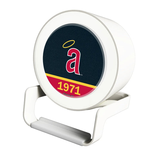 LA Angels 1971 - Cooperstown Collection Endzone Solid Night Light Charger and Bluetooth Speaker