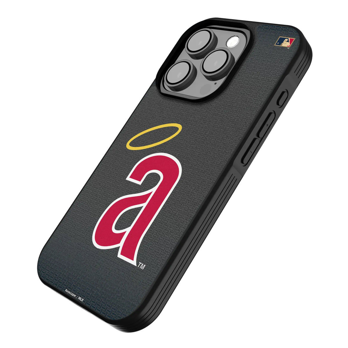 LA Angels 1971 - Cooperstown Collection Linen Bump Phone Case for Apple iPhone