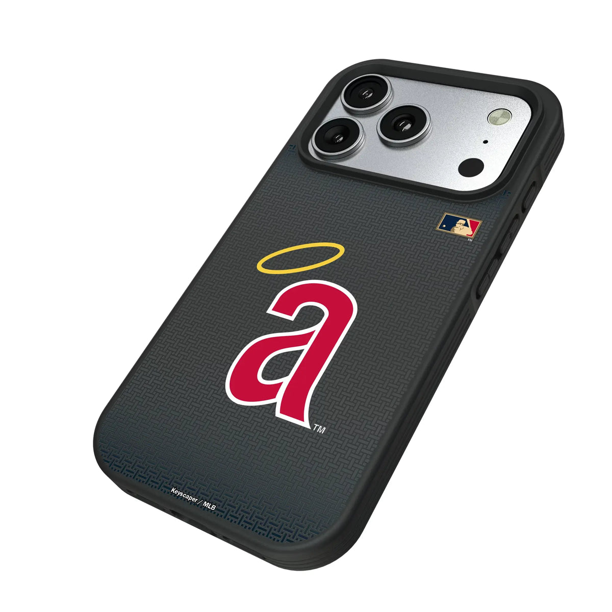 LA Angels 1971 - Cooperstown Collection Linen Bump Phone Case for Apple iPhone