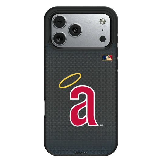 LA Angels 1971 - Cooperstown Collection Linen Bump Phone Case for Apple iPhone