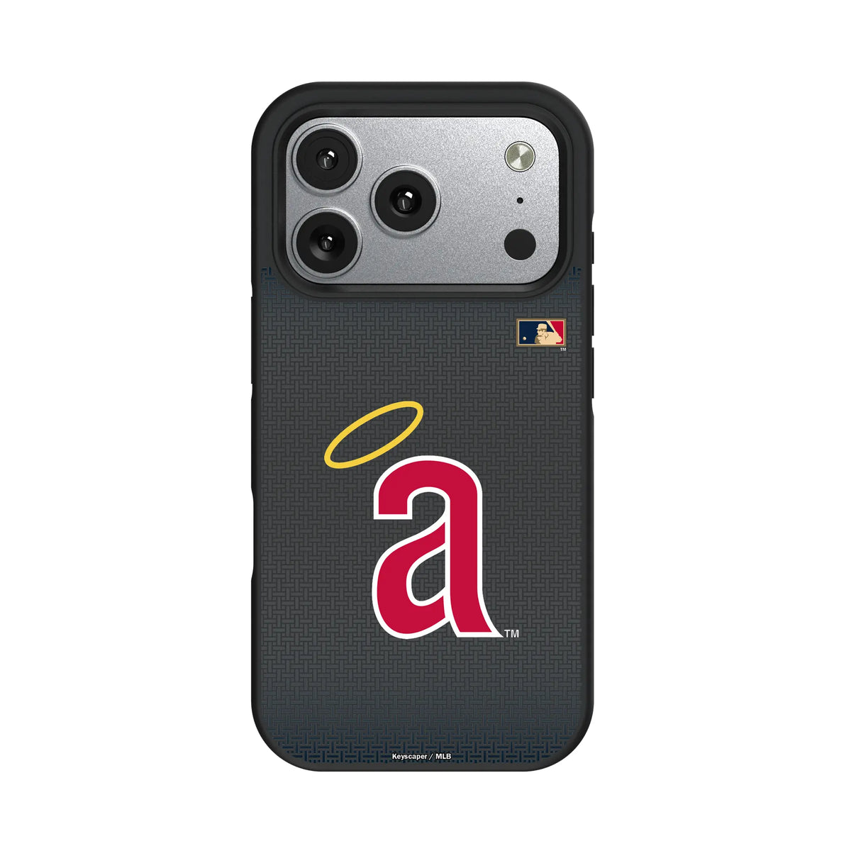 LA Angels 1971 - Cooperstown Collection Linen Bump Phone Case for Apple iPhone