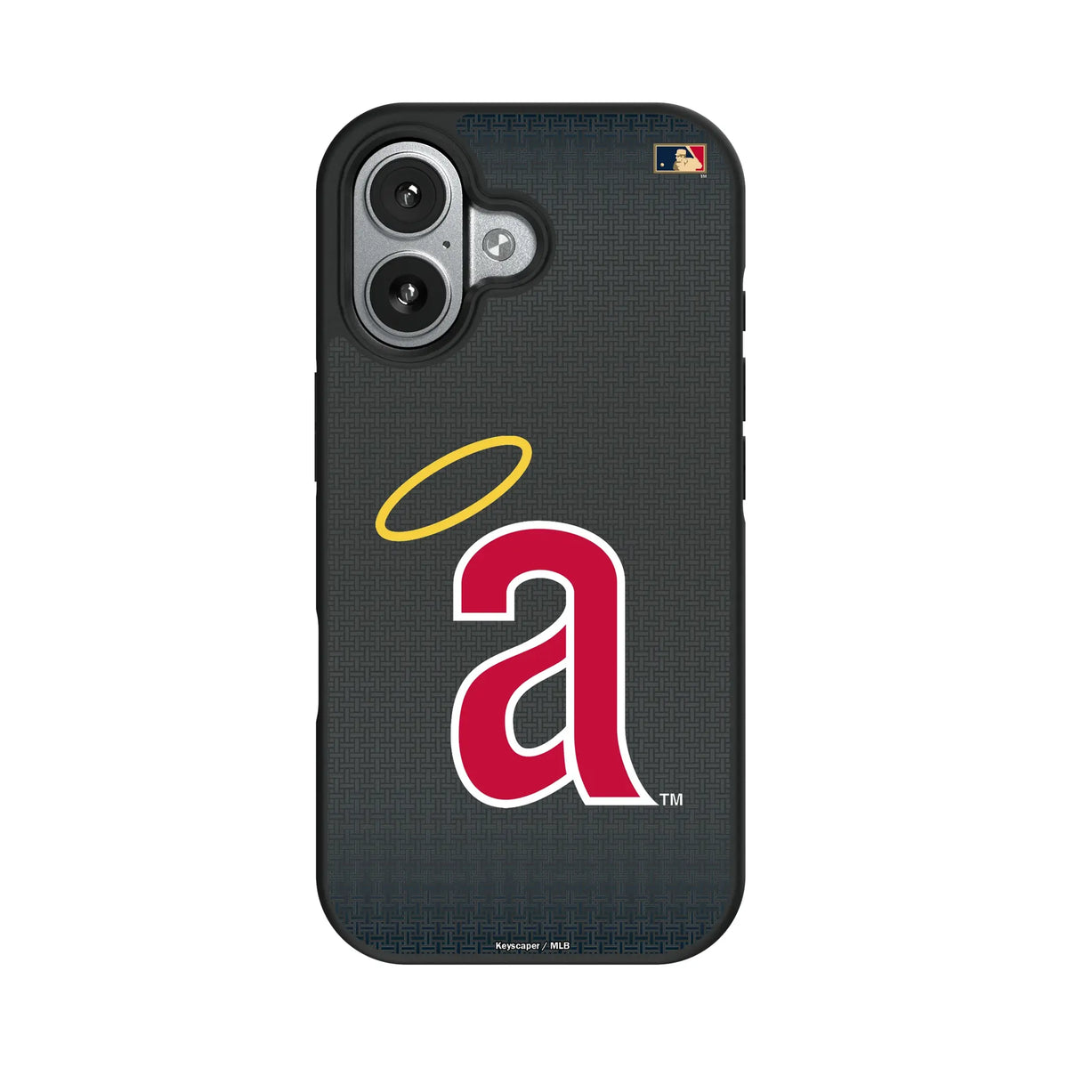 LA Angels 1971 - Cooperstown Collection Linen Bump Phone Case for Apple iPhone