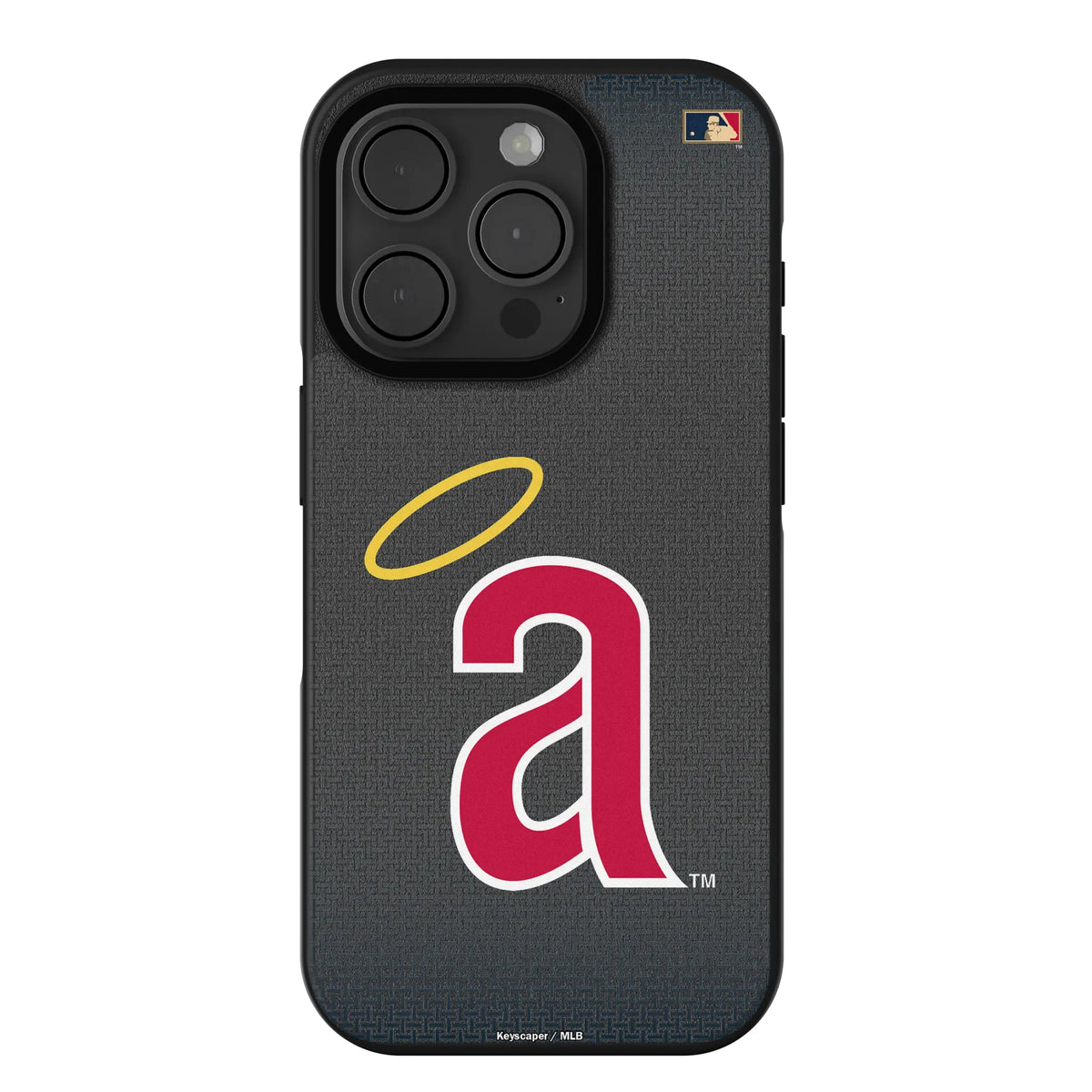 LA Angels 1971 - Cooperstown Collection Linen Bump Phone Case for Apple iPhone