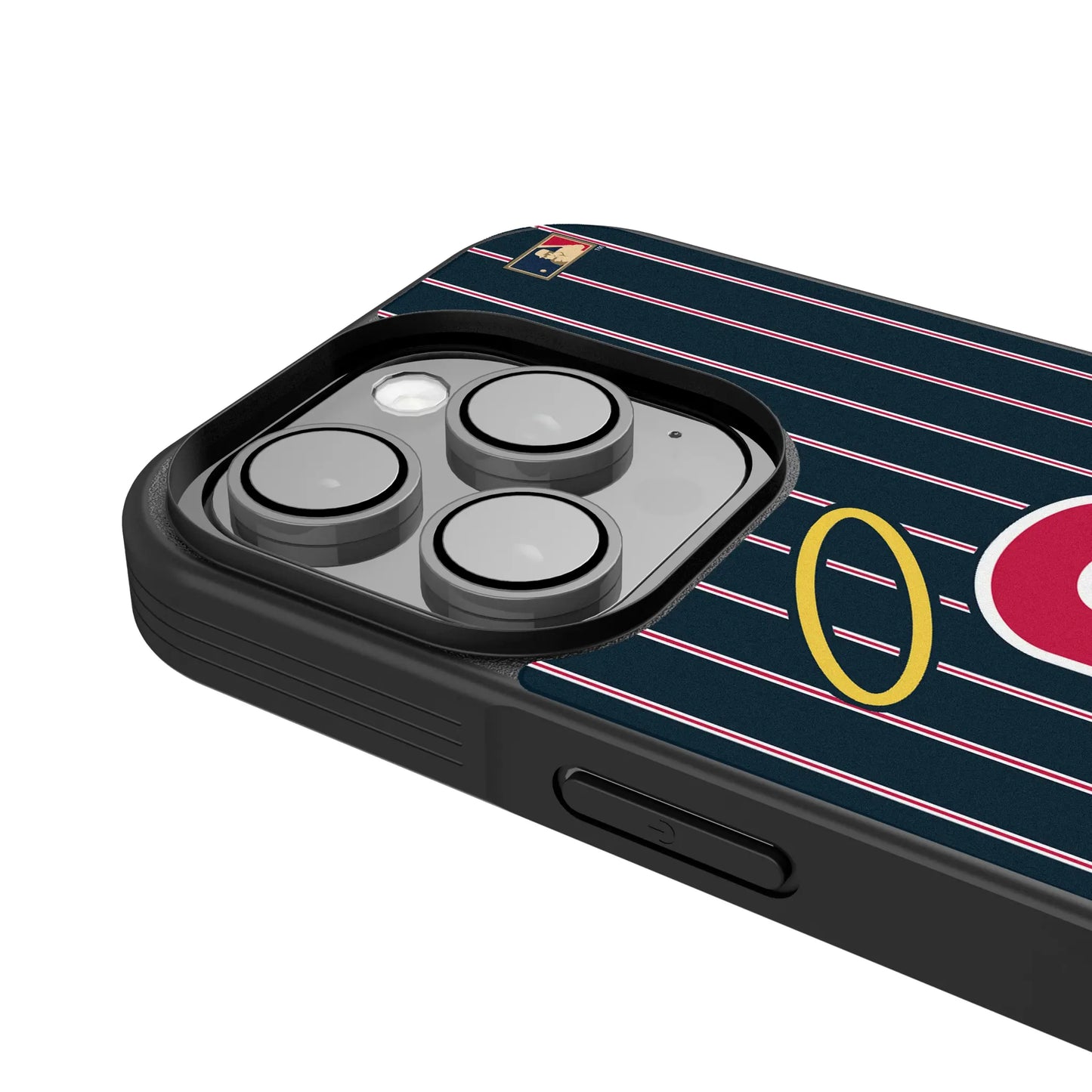 LA Angels 1971 - Cooperstown Collection Pinstripe Bump Phone Case for Apple iPhone