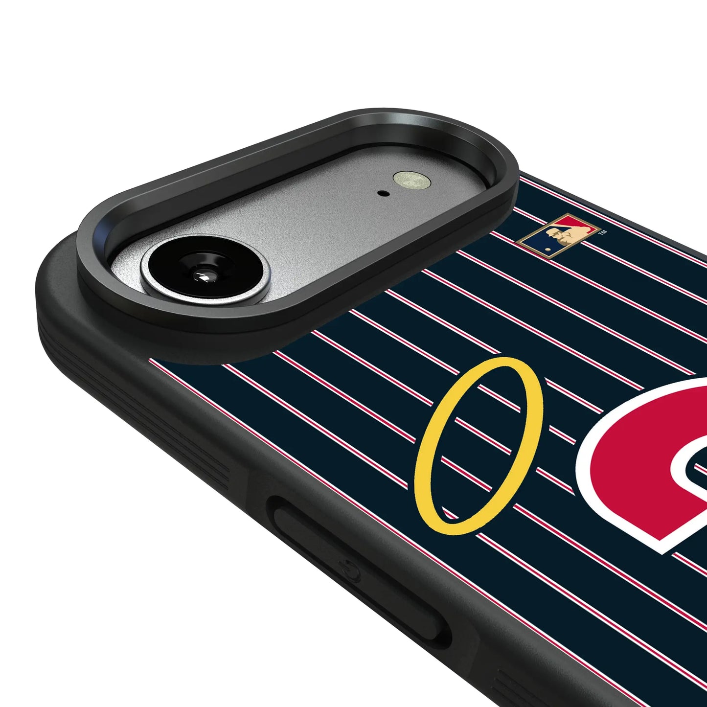 LA Angels 1971 - Cooperstown Collection Pinstripe Bump Phone Case for Apple iPhone
