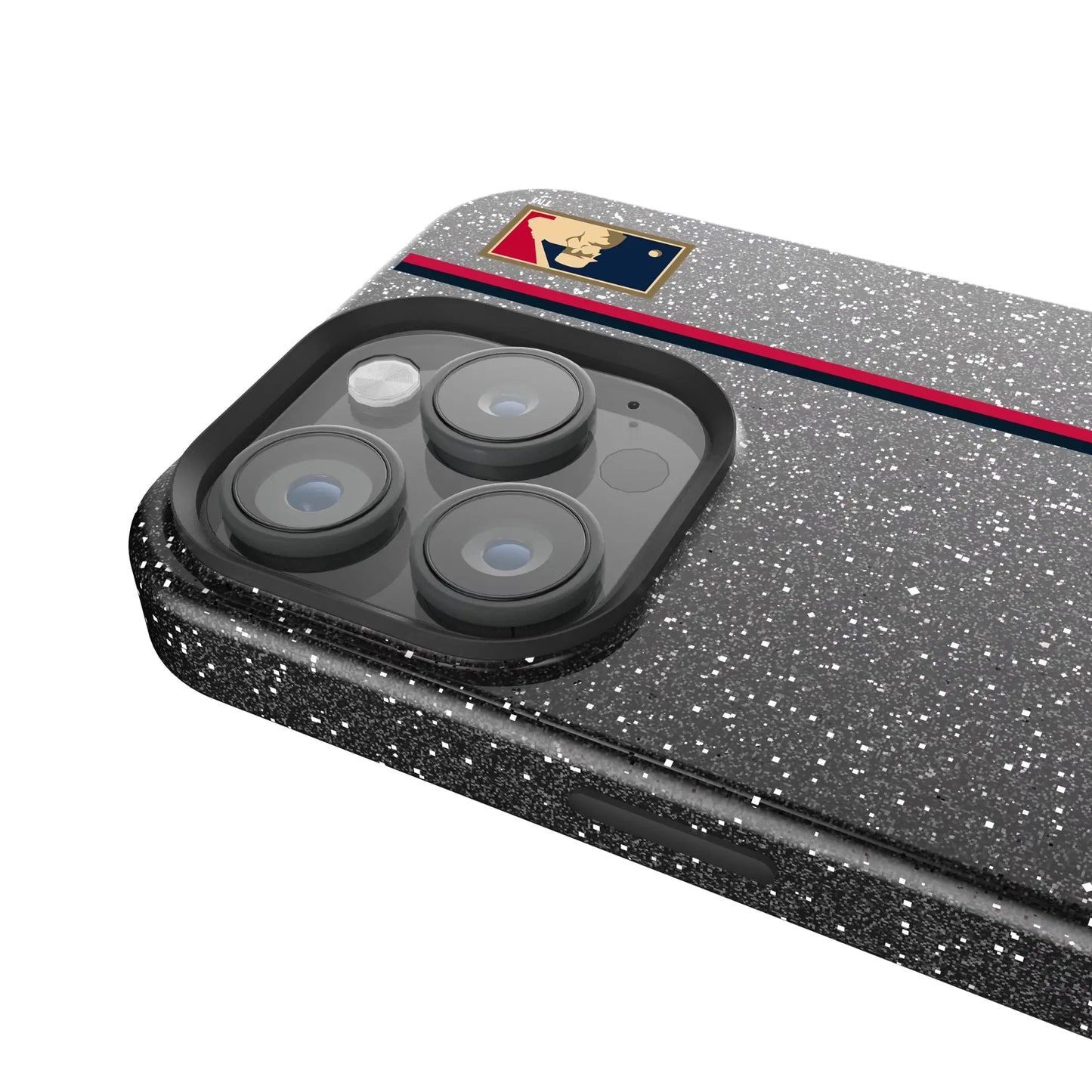 LA Angels 1971 - Cooperstown Collection Sidebar Black Bling Phone Case for Apple iPhone