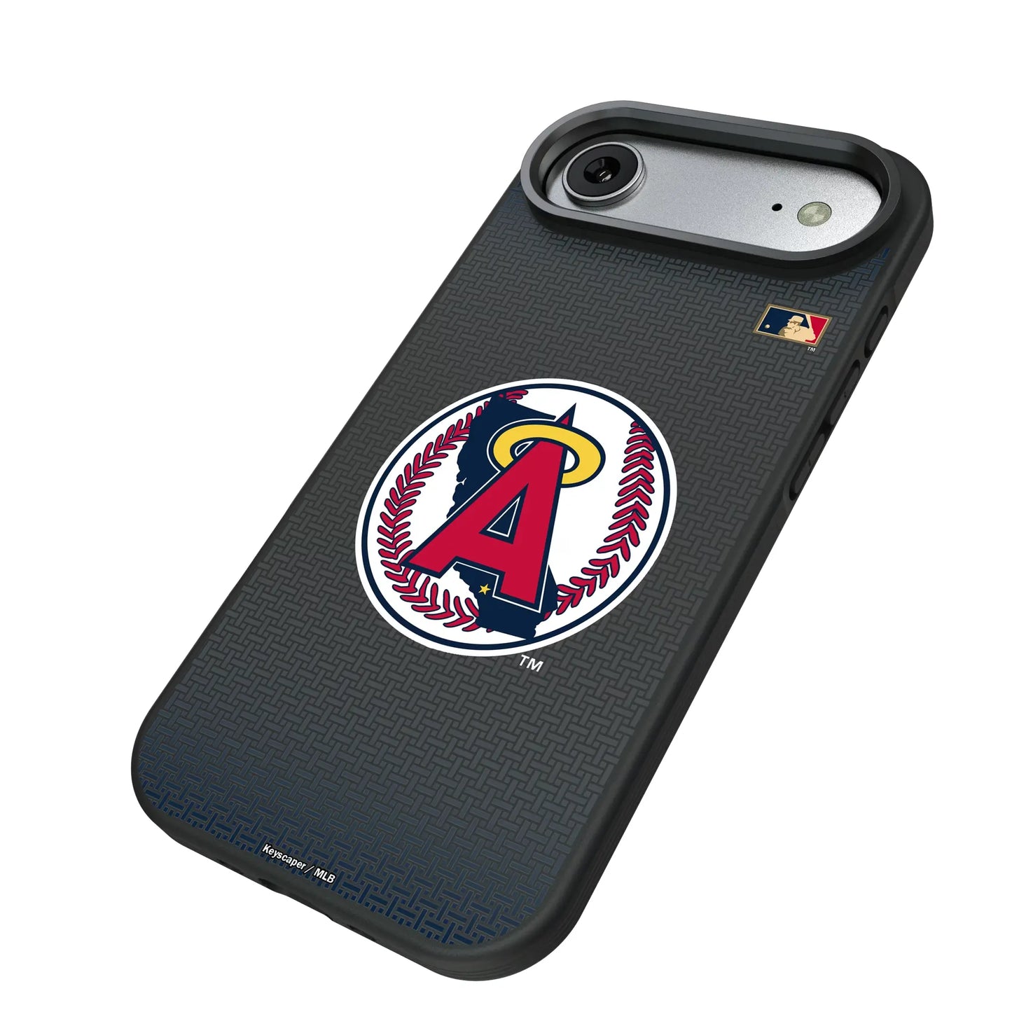 LA Angels 1986-1992 - Cooperstown Collection Linen Bump Phone Case for Apple iPhone
