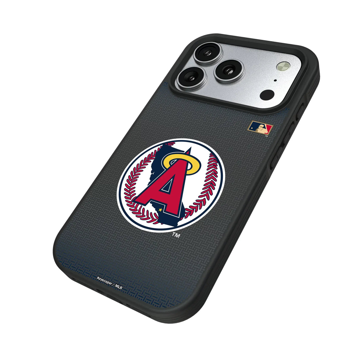 LA Angels 1986-1992 - Cooperstown Collection Linen Bump Phone Case for Apple iPhone