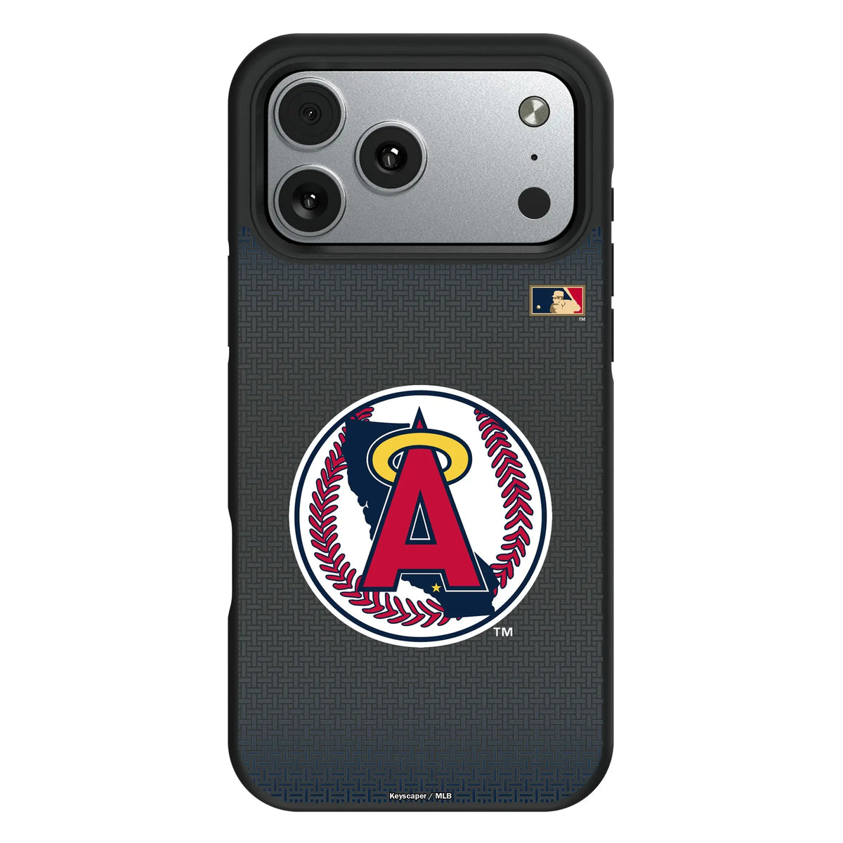 LA Angels 1986-1992 - Cooperstown Collection Linen Bump Phone Case for Apple iPhone