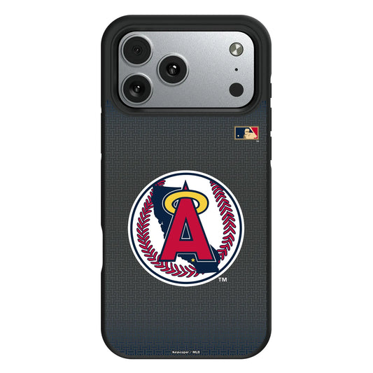 LA Angels 1986-1992 - Cooperstown Collection Linen Bump Phone Case for Apple iPhone