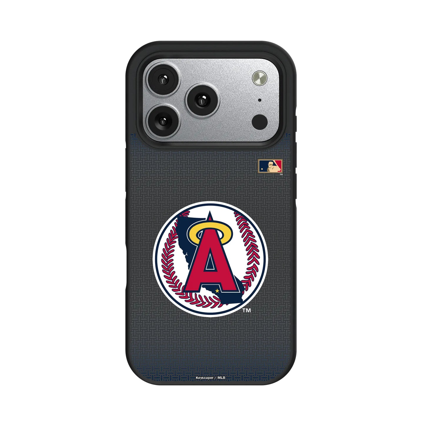 LA Angels 1986-1992 - Cooperstown Collection Linen Bump Phone Case for Apple iPhone