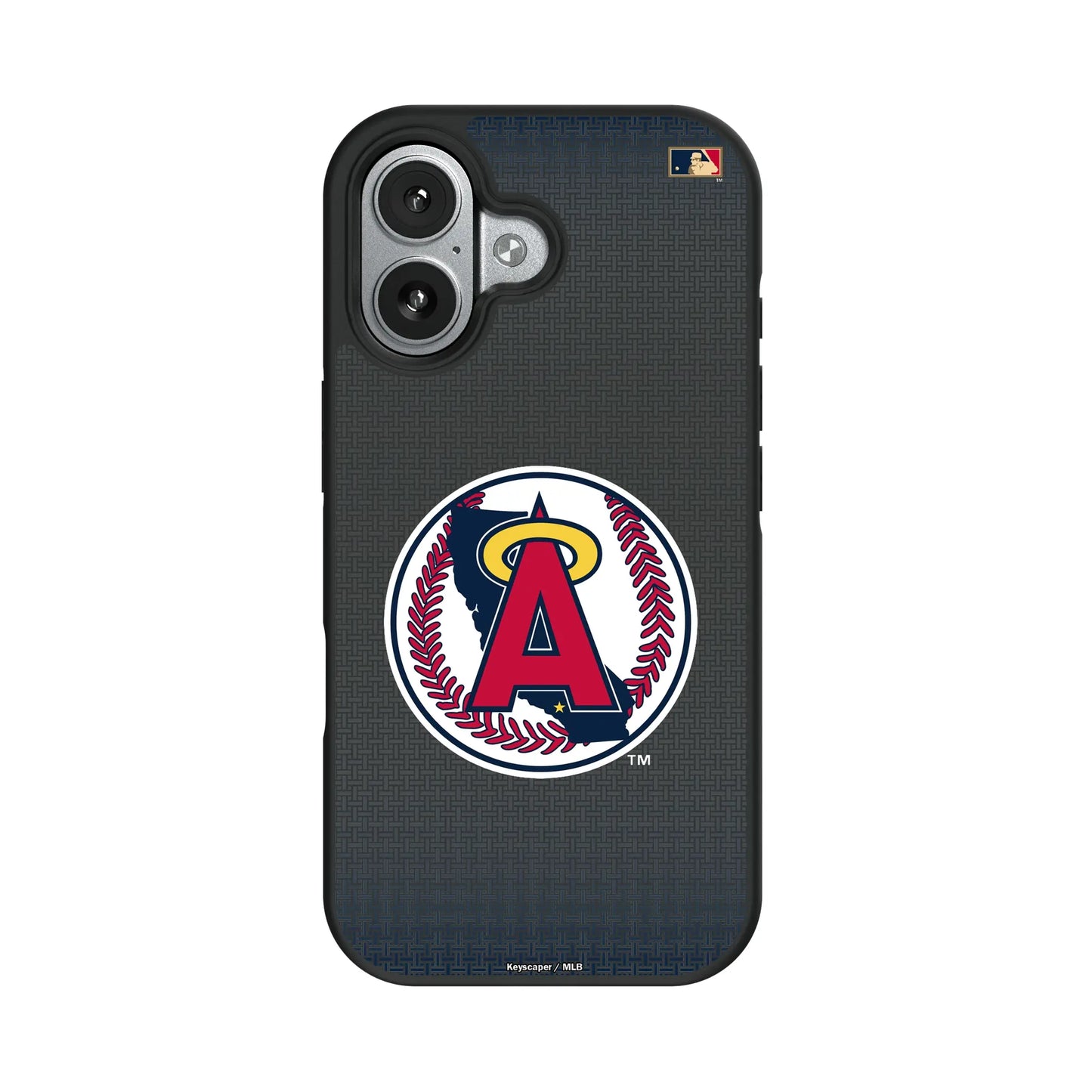 LA Angels 1986-1992 - Cooperstown Collection Linen Bump Phone Case for Apple iPhone