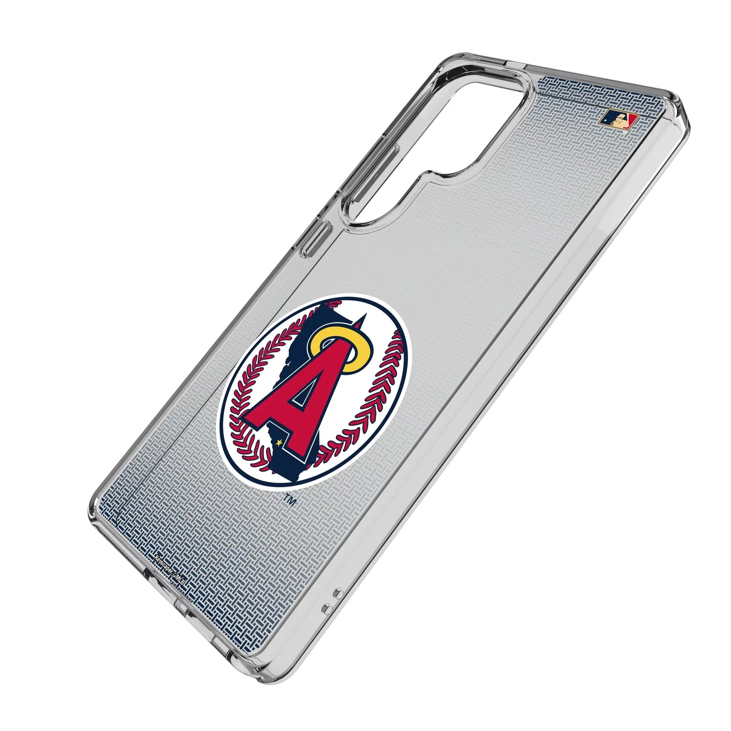 LA Angels 1986-1992 - Cooperstown Collection Linen Clear Phone Case for Samsung Galaxy