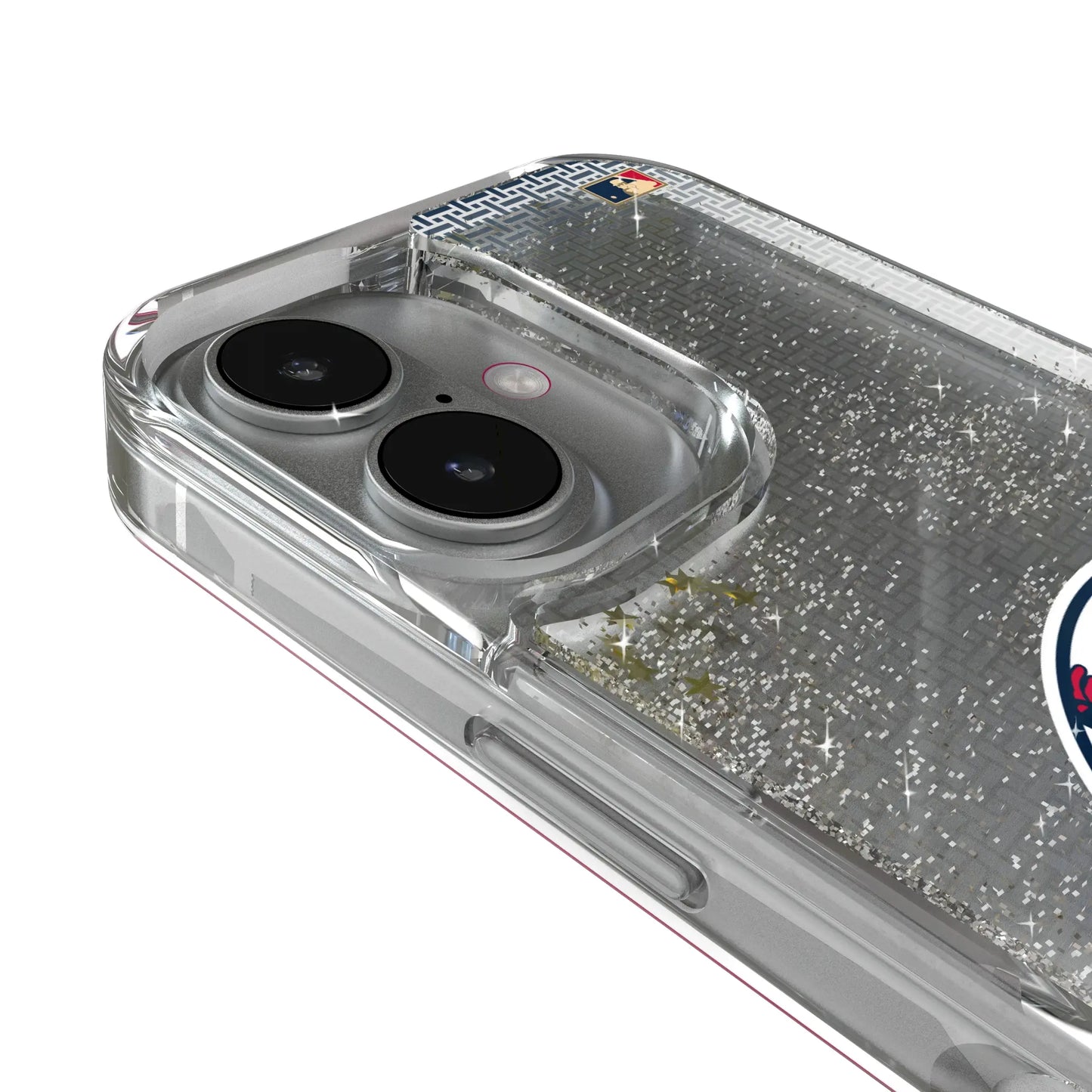 LA Angels 1986-1992 - Cooperstown Collection Linen Glitter Phone Case for Apple iPhone