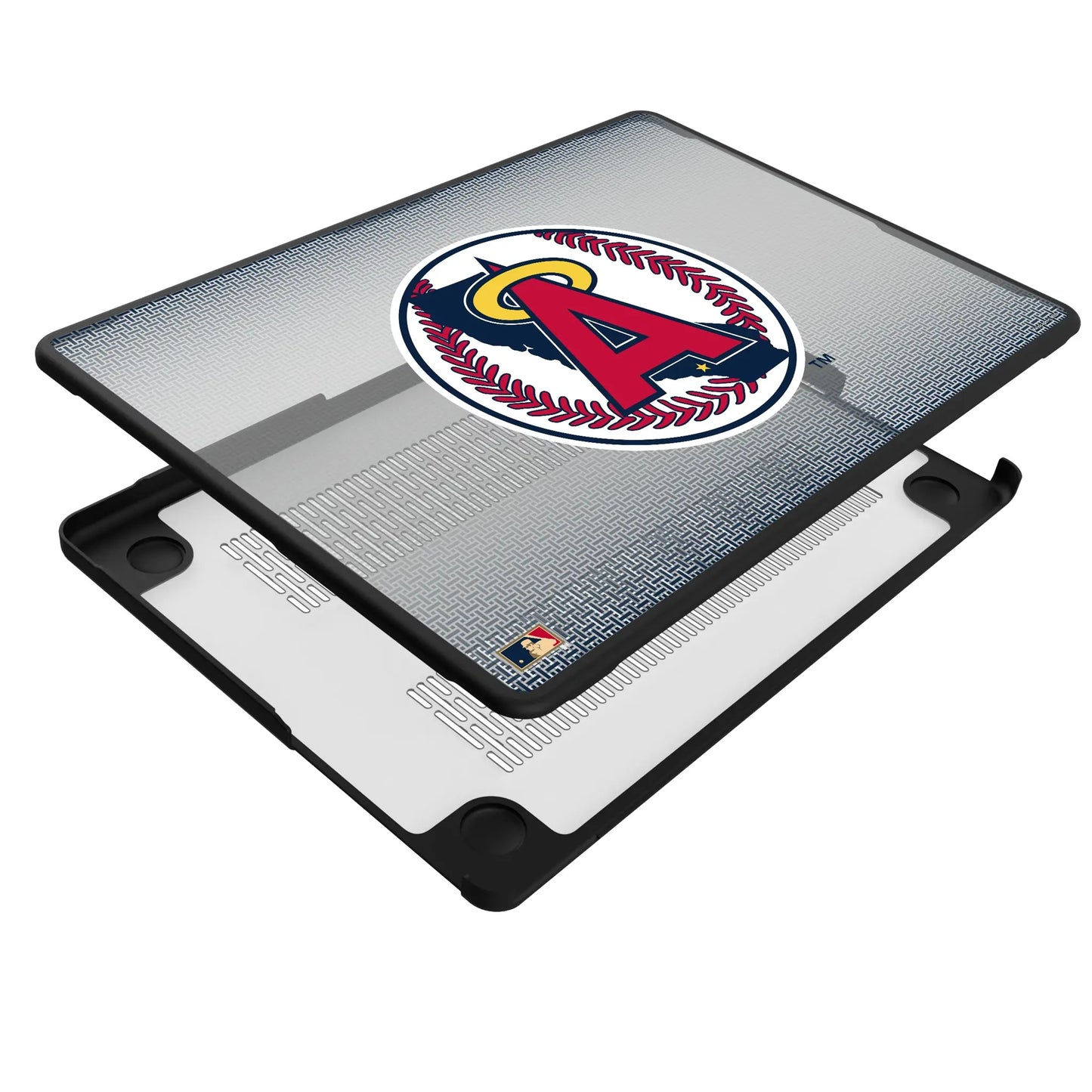 LA Angels 1986-1992 - Cooperstown Collection Linen Laptop Case for Apple MacBook
