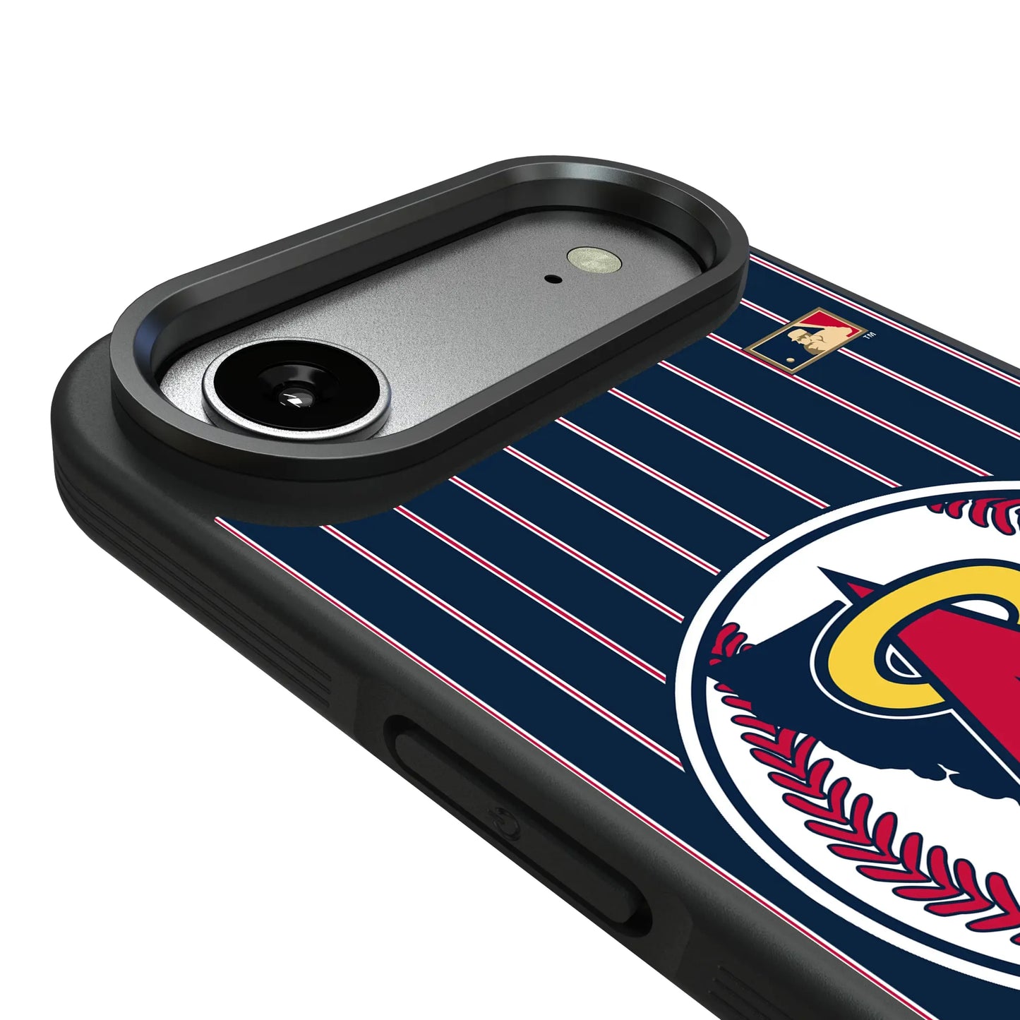 LA Angels 1986-1992 - Cooperstown Collection Pinstripe Bump Phone Case for Apple iPhone