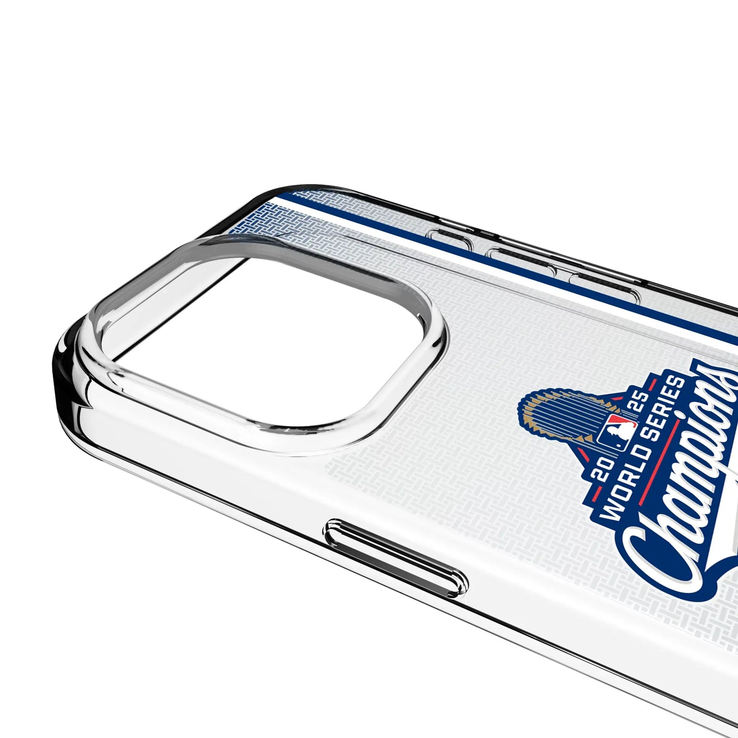 LA Dodgers 2025 MLB World Series Clear Phone Case for Apple iPhone