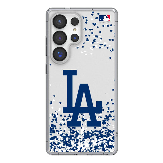 LA Dodgers Confetti Clear Phone Case for Samsung Galaxy