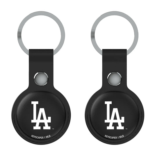 LA Dodgers Insignia Black Airtag Holder 2-Pack
