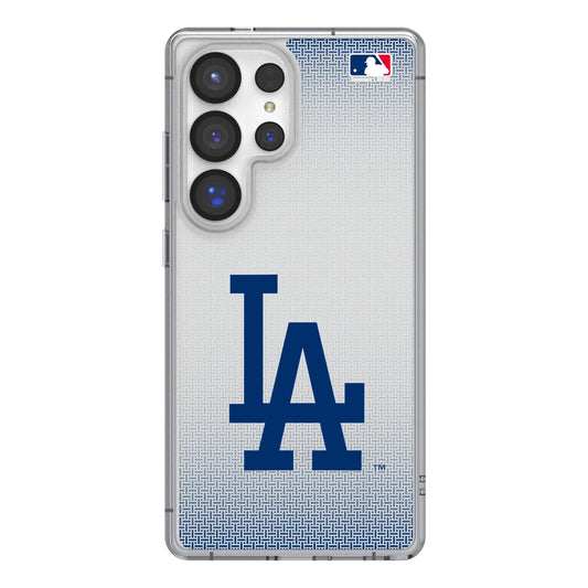 LA Dodgers Linen Clear Phone Case for Samsung Galaxy