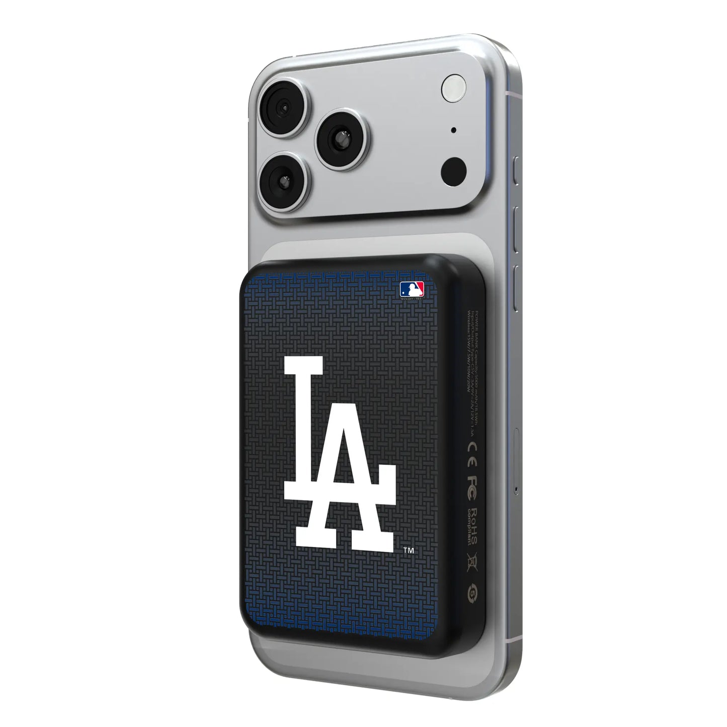 LA Dodgers Linen Wireless Mag Power Bank