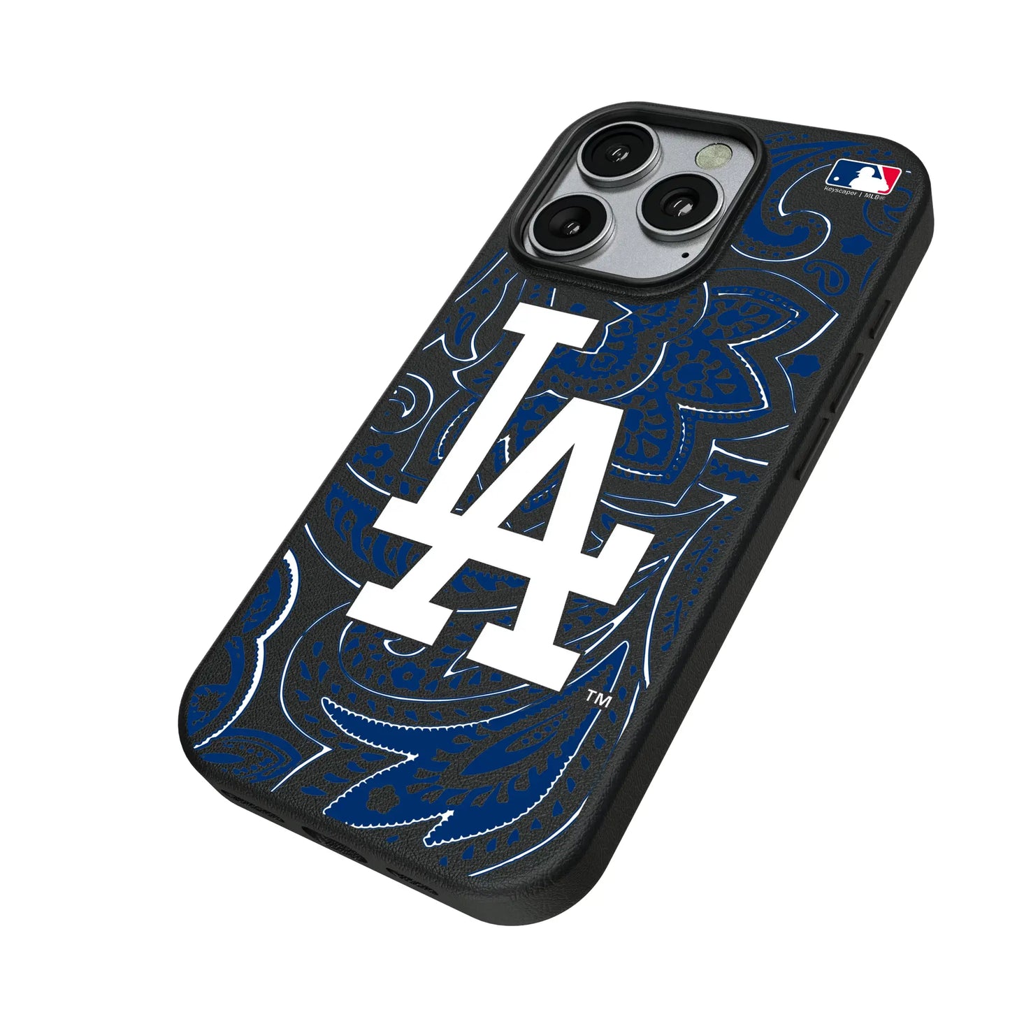 LA Dodgers Paisley MagSafe Compatible Phone Case for Apple iPhone