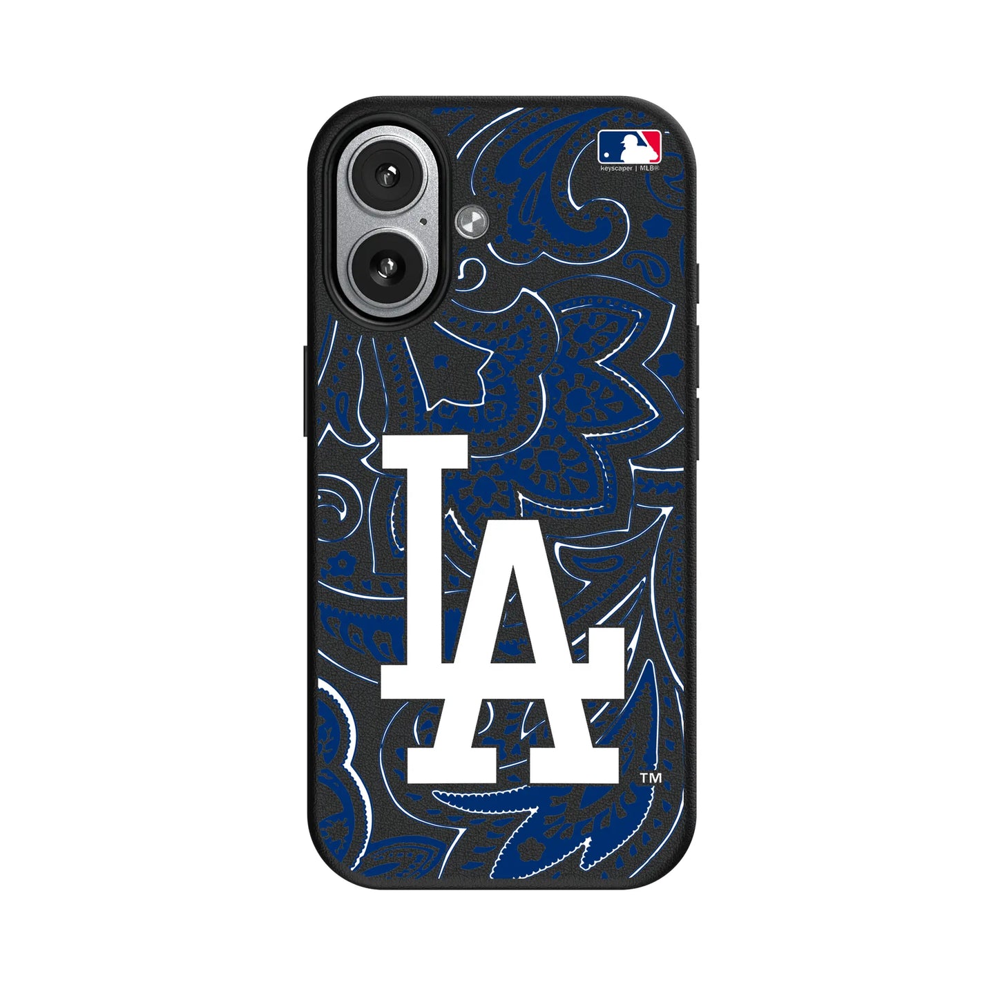 LA Dodgers Paisley MagSafe Compatible Phone Case for Apple iPhone