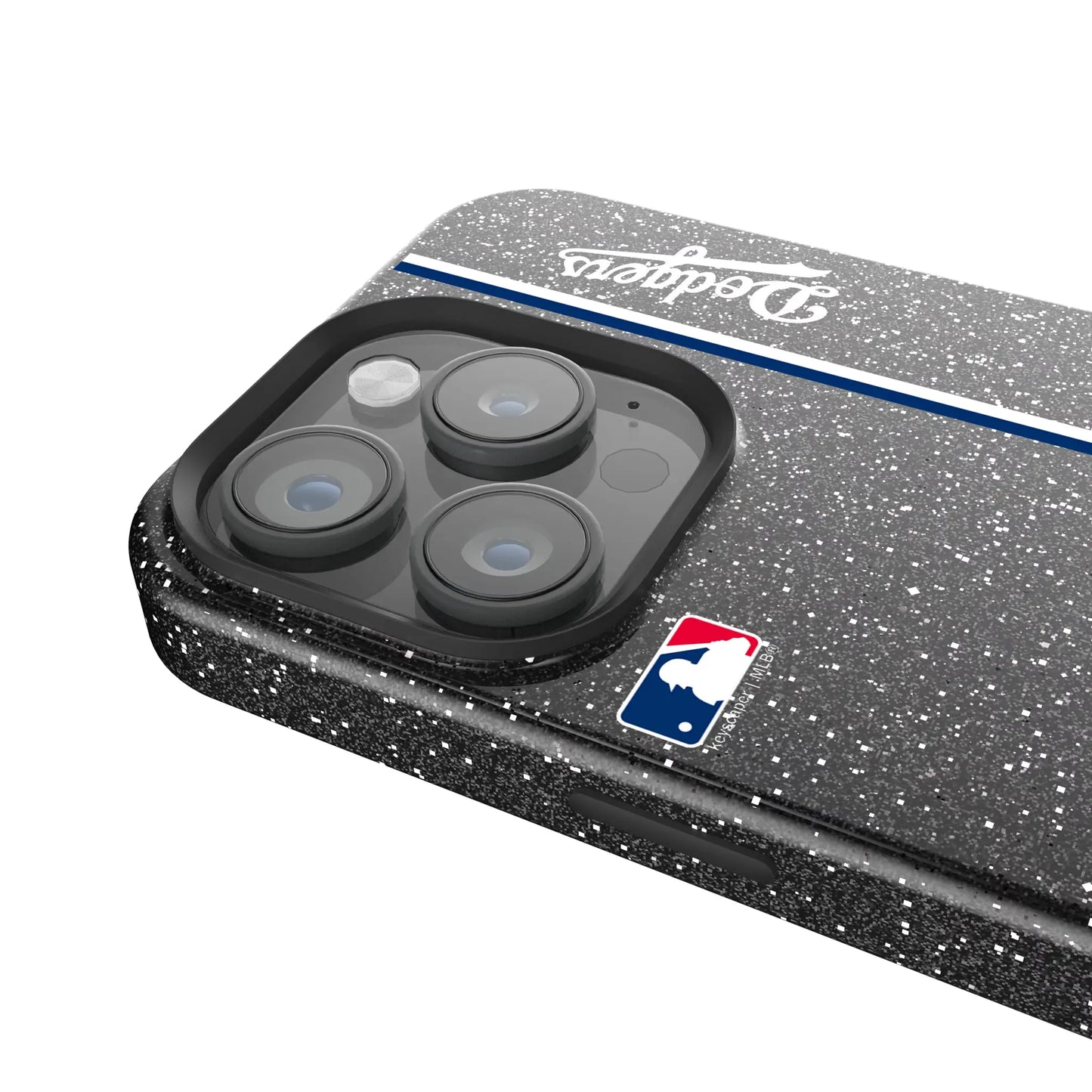 LA Dodgers Sidebar Black Bling Phone Case for Apple iPhone