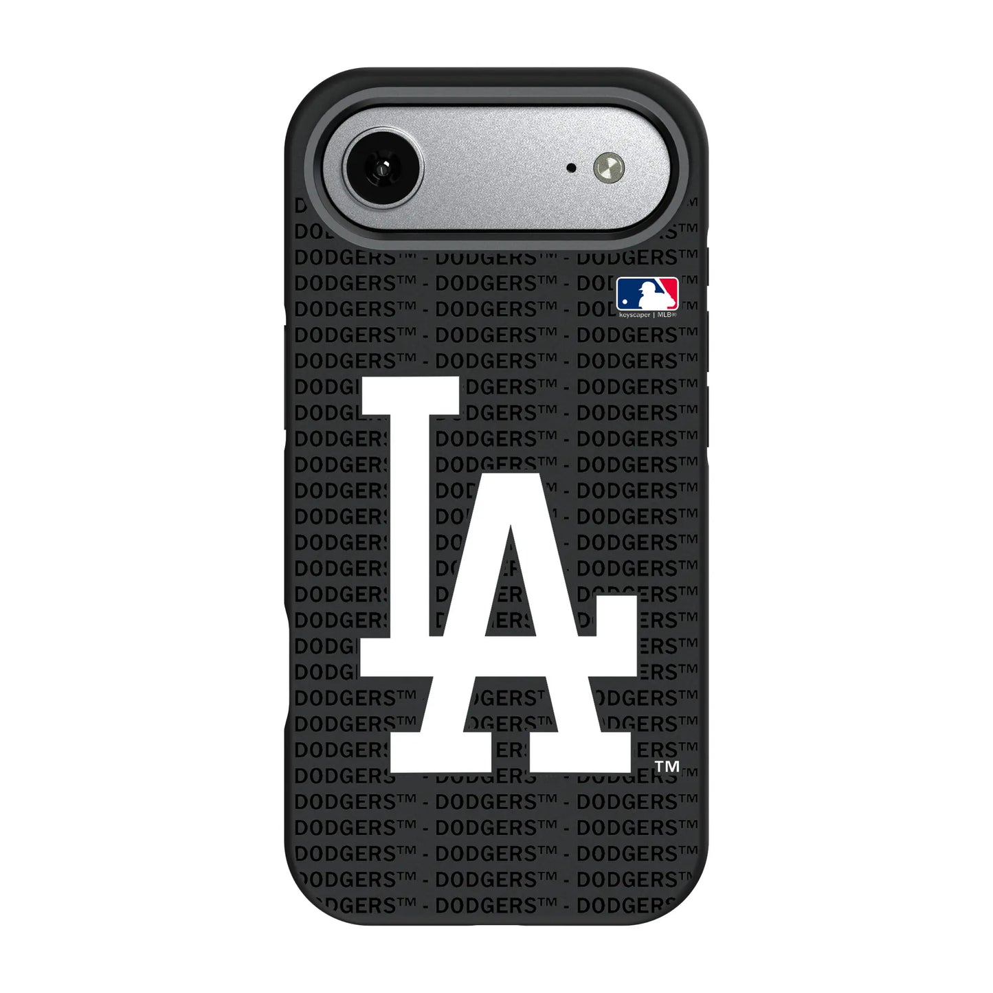 LA Dodgers Text Backdrop Bump Phone Case for Apple iPhone