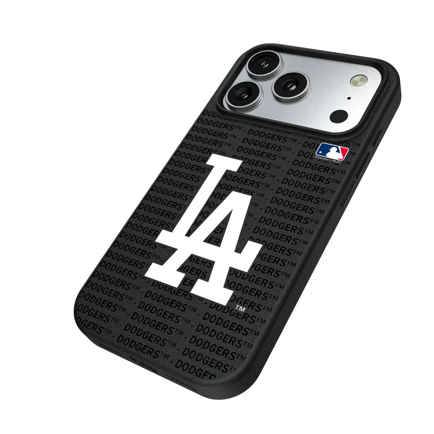 LA Dodgers Text Backdrop MagSafe Compatible Phone Case for Apple iPhone