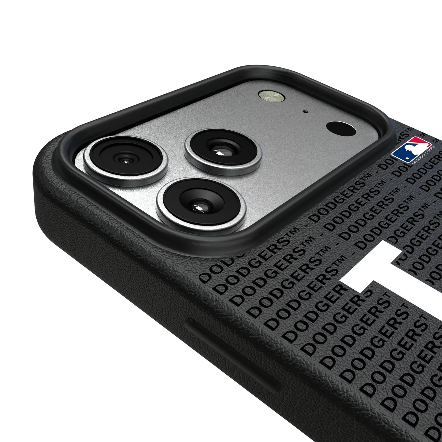 LA Dodgers Text Backdrop MagSafe Compatible Phone Case for Apple iPhone