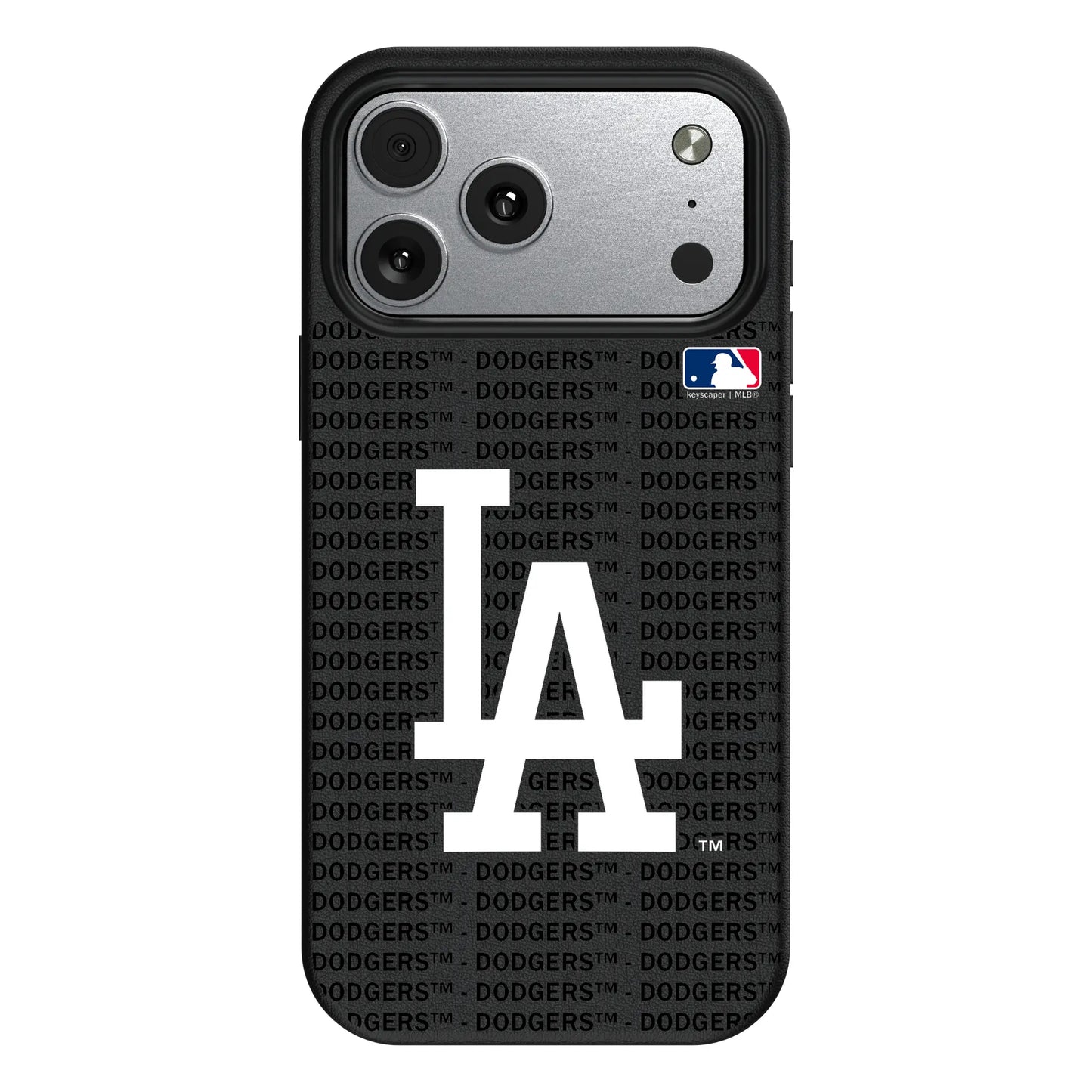 LA Dodgers Text Backdrop MagSafe Compatible Phone Case for Apple iPhone