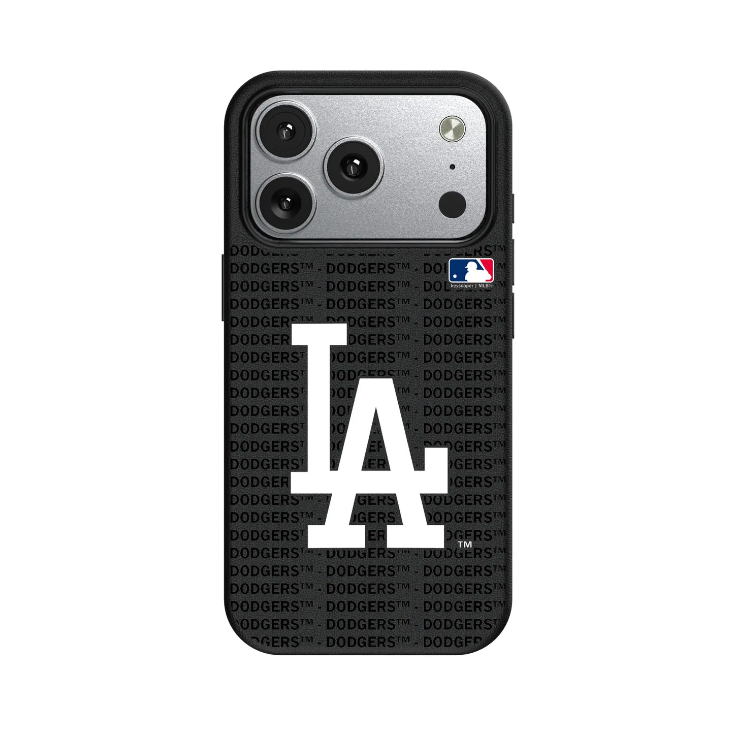 LA Dodgers Text Backdrop MagSafe Compatible Phone Case for Apple iPhone