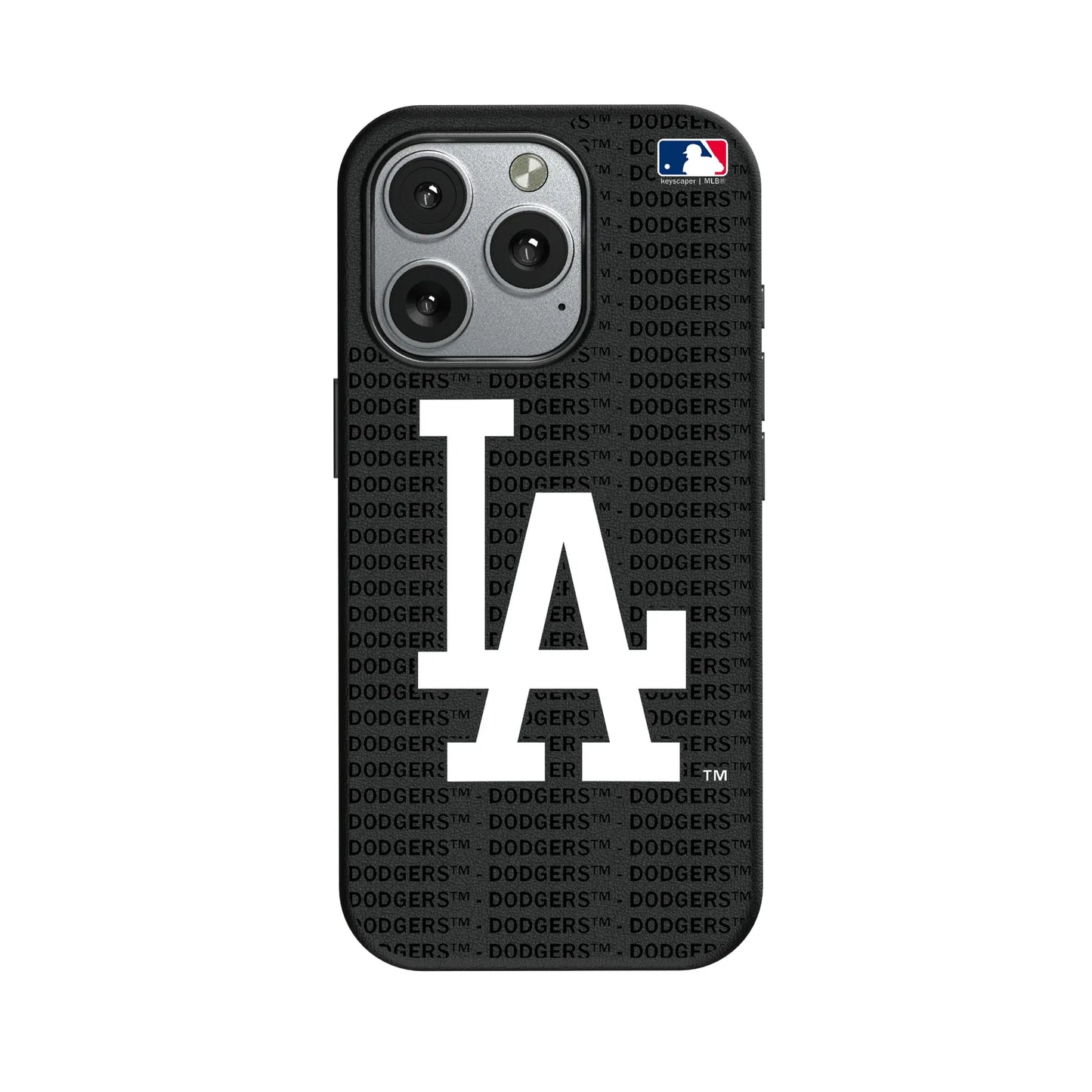 LA Dodgers Text Backdrop MagSafe Compatible Phone Case for Apple iPhone