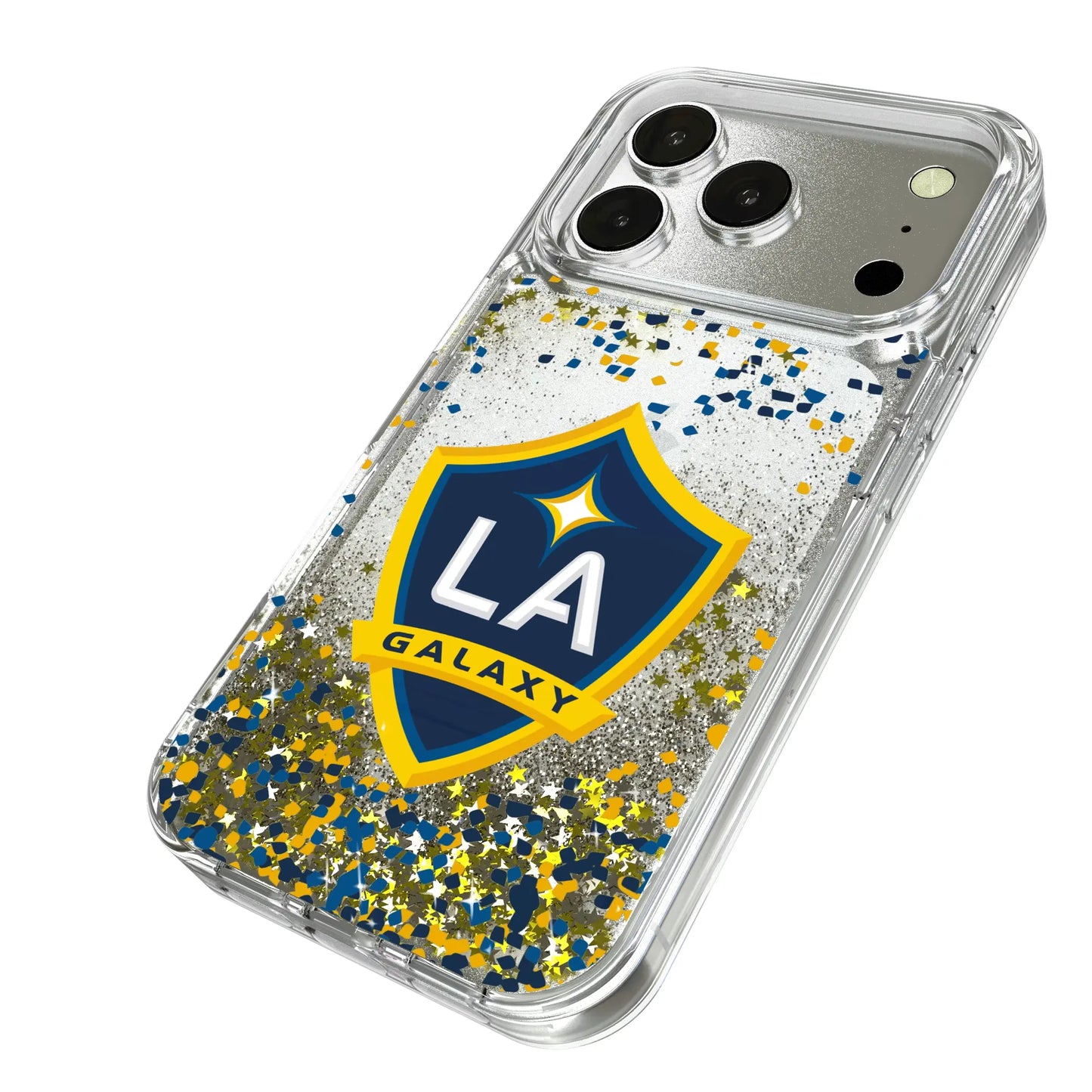 LA Galaxy Confetti Glitter Phone Case for Apple iPhone